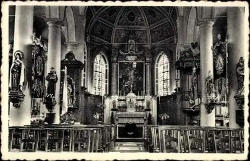 Ak Aspelare Ninove Ostflandern, Inneres der Kirche
