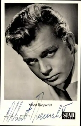 Ak Schauspieler Albert Rueprecht, Portrait, Autogramm