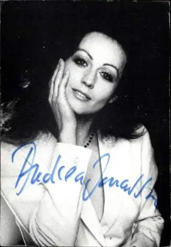 Ak Schauspielerin Andrea Jonasson, Portrait, Autogramm