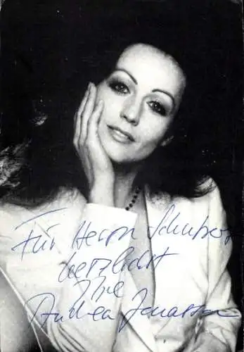 Ak Schauspielerin Andrea Jonasson, Portrait, Autogramm