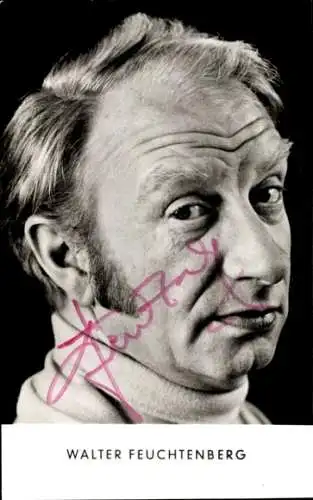 Ak Schauspieler Walter Feuchtenberg, Portrait, Autogramm