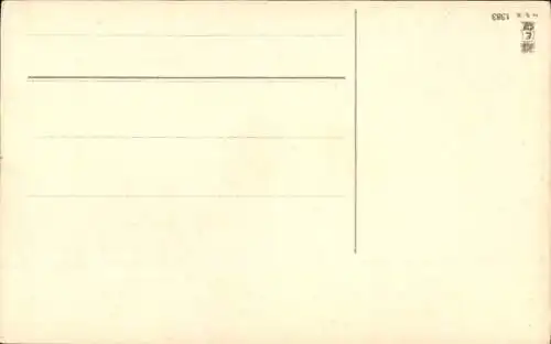 Ak Frohe Pfingsten, Zwei Maikäfer auf einer Bank, Vergissmeinnicht