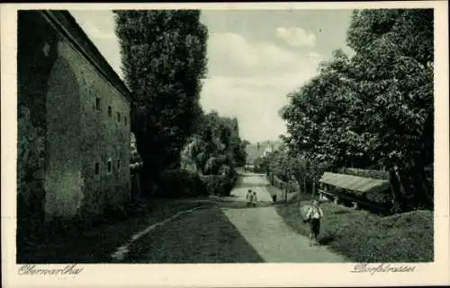 Ak Oberwartha Dresden West Cossebaude, Dorfstraße