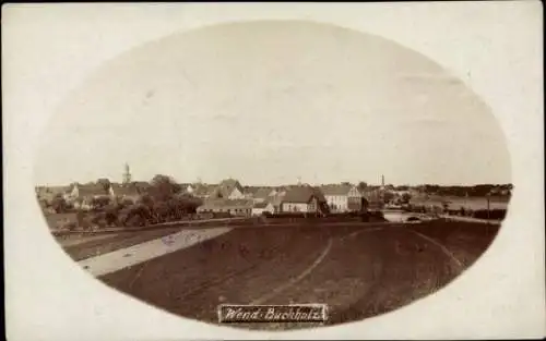 Passepartout Ak Wendisch Buchholz Märkisch Buchholz Dahme Spreewald, Gesamtansicht