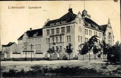 Ak Luckenwalde in Brandenburg, Gymnasium