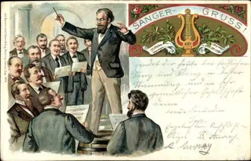 Litho Sängergruß, Herrenchor