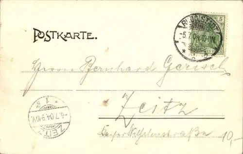 Ak Rudolstadt in Thüringen, Kaserne, Kaiser Wilhelm II., Günther, Fürst von Schwarzburg-Rudolstadt