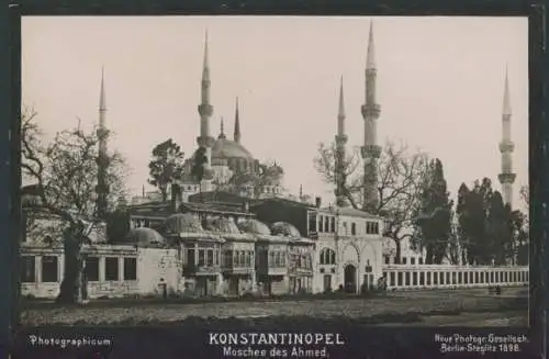 Foto Konstantinopel Istanbul Türkei, Moschee des Ahmed