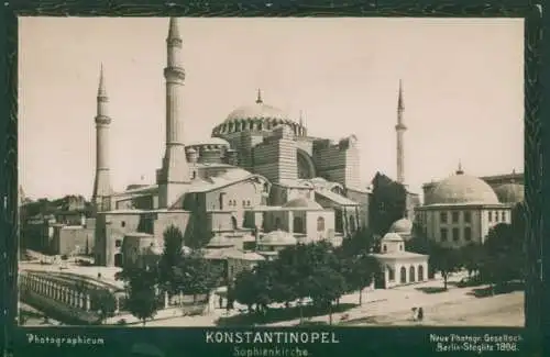 Foto Konstantinopel Istanbul Türkei, Sophienkirche