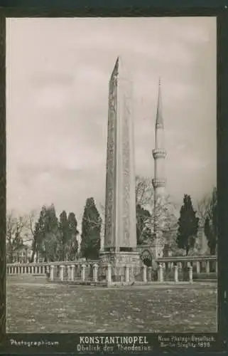 Foto Konstantinopel Istanbul Türkei, Obelisk des Theodosius