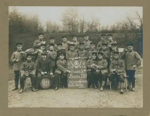 Foto Deutsche Soldaten in Uniformen, Gruppenaufnahme