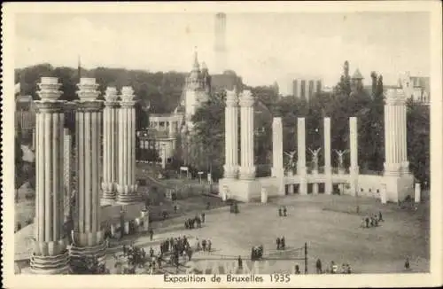 Ak Brüssel Brüssel, Ausstellung 1935, Hundertjahrfeier