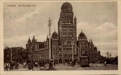 Ak Mumbai Bombay Indien, Stadthalle