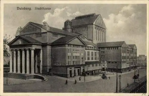Ak Duisburg im Ruhrgebiet, Stadttheater