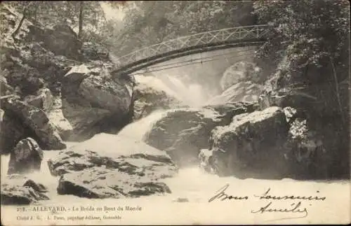 Ak Allevard les Bains Isère, Le Breda su Bout du Monde