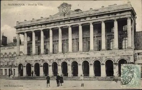 Ak Hazebrouck Nord, Rathaus