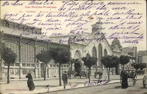 Ak Tarbes Hautes Pyrénées, Marche Brauhaudan