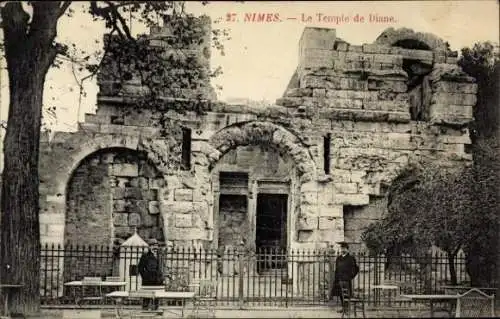 Ak Nîmes Gard, Temple de Diane