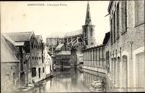 Ak Armentières Nord, L'Ancienne Riviere