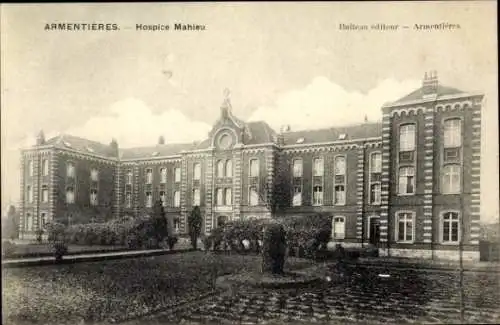 Ak Armentières Nord, Hospice Mahieu