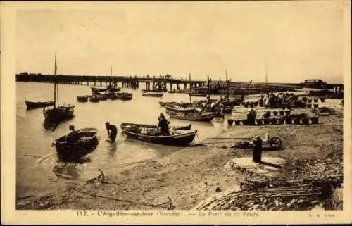 Ak L'Aiguillon sur Mer, Le Pont de la Faute