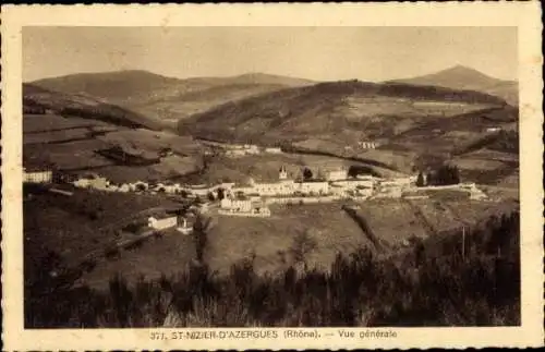 Ak Saint Nizier d'Azergues Rhône, Panorama