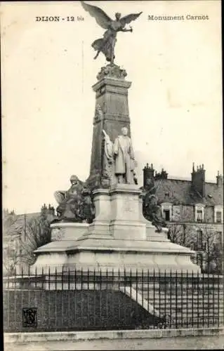 Ak Dijon Côte d'Or, Monument Carnot