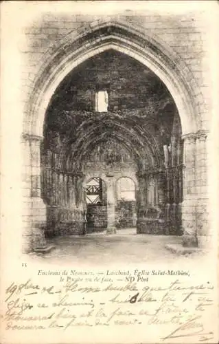 Ak Larchant Seine-et-Marne, Kirche St. Mathieu