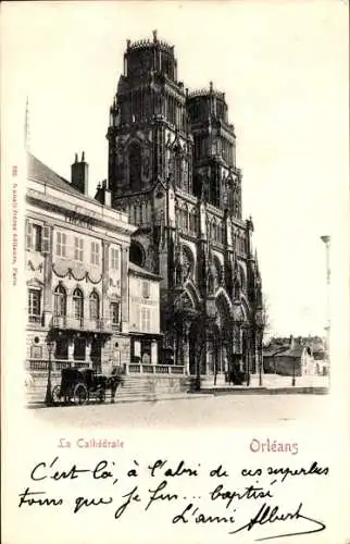Ak Orléans Loiret, Kathedrale