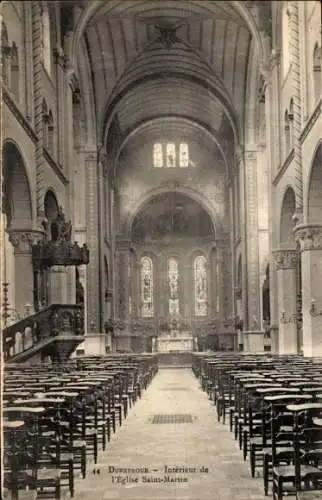 Ak Dunkerque Dünkirchen Nord, Kirche St. Martin