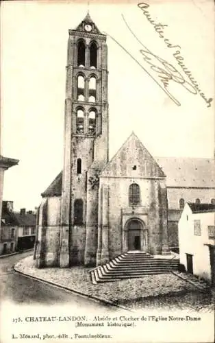 Ak Chateau Landon Seine et Marne, Kirche Notre-Dame