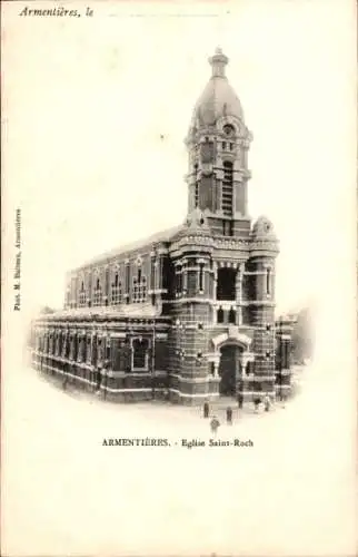 Ak Armentières Nord, Kirche St. Roch
