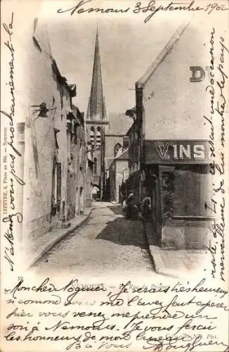 Ak Nemours Seine-et-Marne, Rue du Prieuré