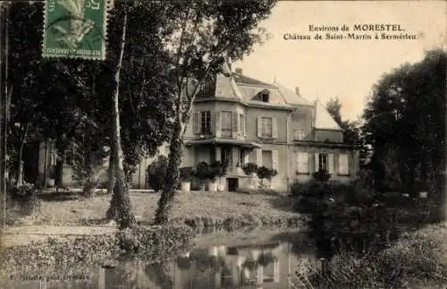 Ak Sermérieu Isère, Schloss Saint Martin