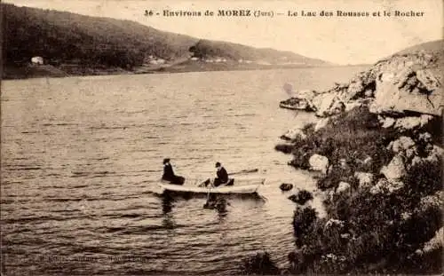 Ak Morez de Jura, Lac des Rousses, Rocher