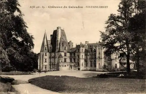 Ak Fontaine Henry Calvados, Schloss