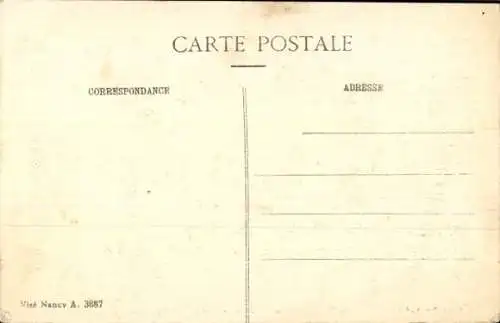 Ak Dagonville Meuse, Gesamtansicht, route de Lignieres