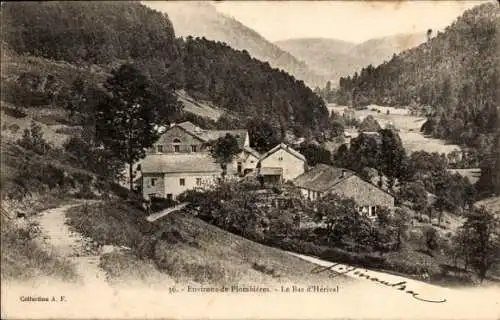 Ak Le Bas d'Herival Le Val-d'Ajol Lothringen Vosges, Gesamtansicht