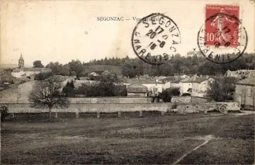 Ak Segonzac Charente, Gesamtansicht