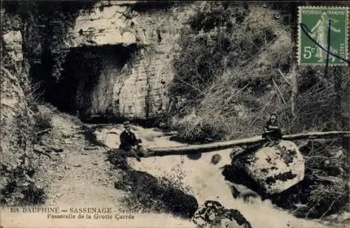 Ak Sassenage Isère, Dauphine, Grotte Carree