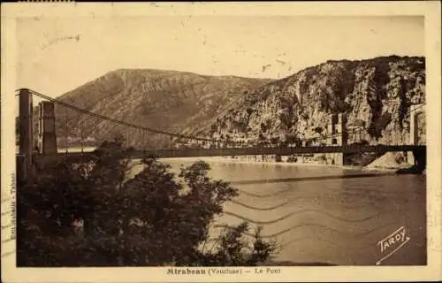 Ak Le Bignon Mirabeau Loiret, Pont