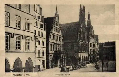 Ak Münster in Westfalen, Prinzipal-Markt