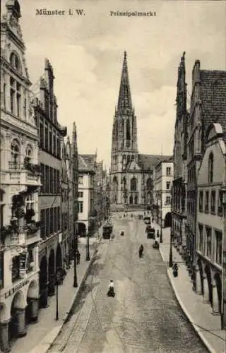 Ak Münster in Westfalen, Prinzipalmarkt, L. A. Brinckmann