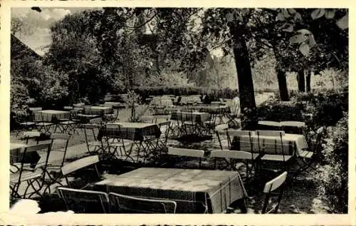 Ak Seboldshausen Bad Gandersheim in Niedersachsen, von Walters Gasthaus, Außenterrasse