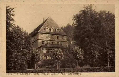 Ak Bad Harzburg am Harz, Ettershaus, von der Straße aus gesehen