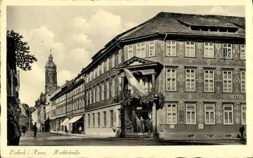 Ak Einbeck in Niedersachsen, Marktstraße, Hotel