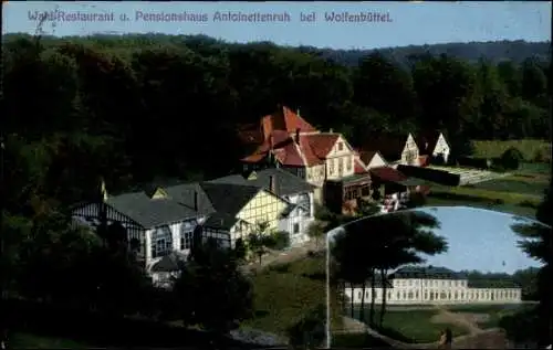 Ak Wolfenbüttel in Niedersachsen, Waldrestaurant Antoinettenruh