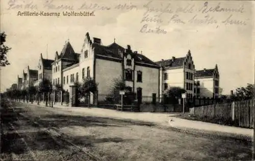 Ak Wolfenbüttel in Niedersachsen, Artillerie Kaserne