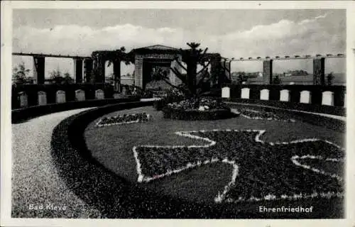 Ak Bad Cleve Kleve am Niederrhein, Ehrenfriedhof