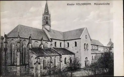 Ak Heilsbronn in Mittelfranken, Kloster Heilsbronn, Münsterkirche